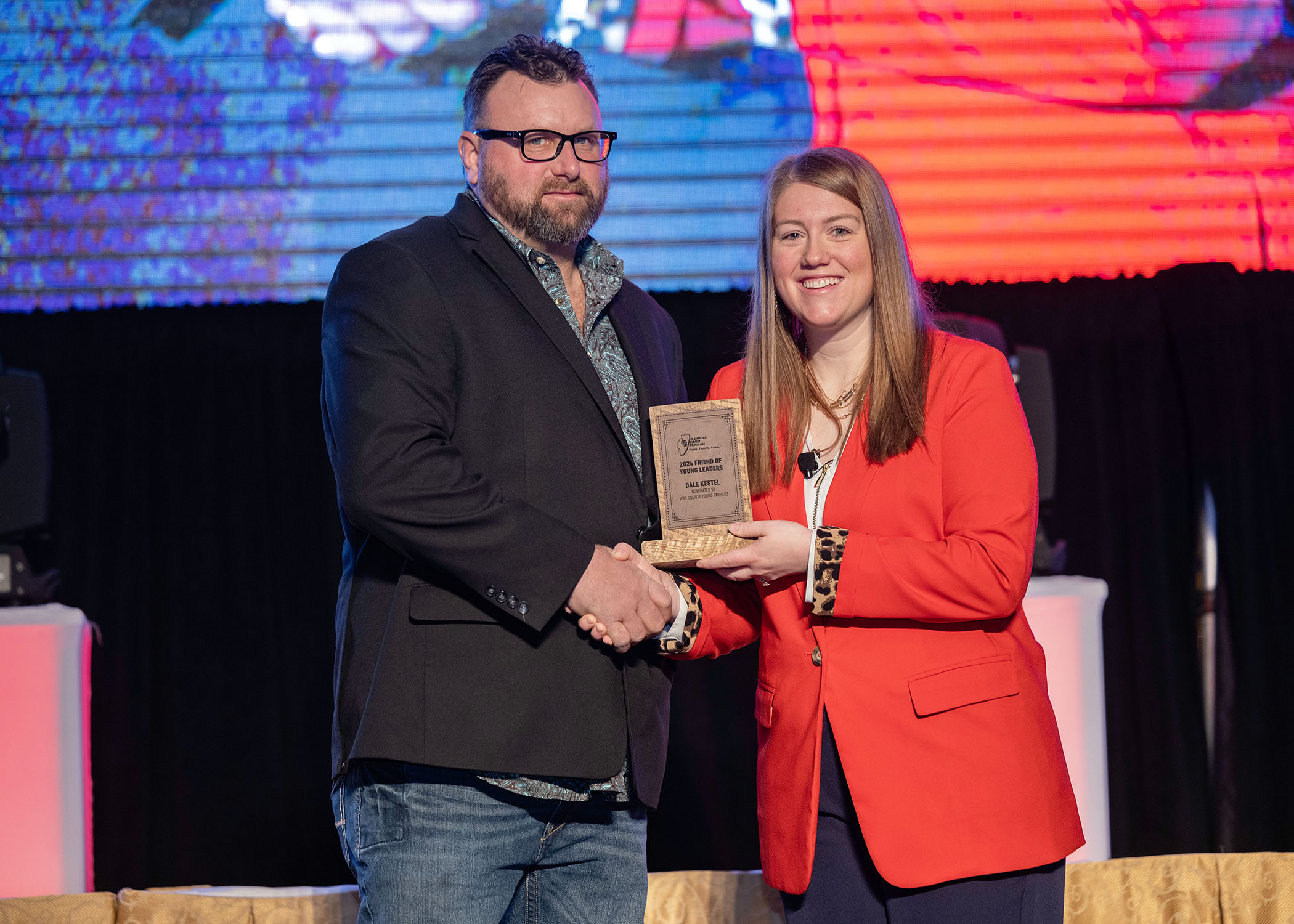 Dale Kestel received the Friend of the Young Farmers Award at this year’s Illinois Farm Bureau annual meeting for all his support at the local level! Congratulations Dale!