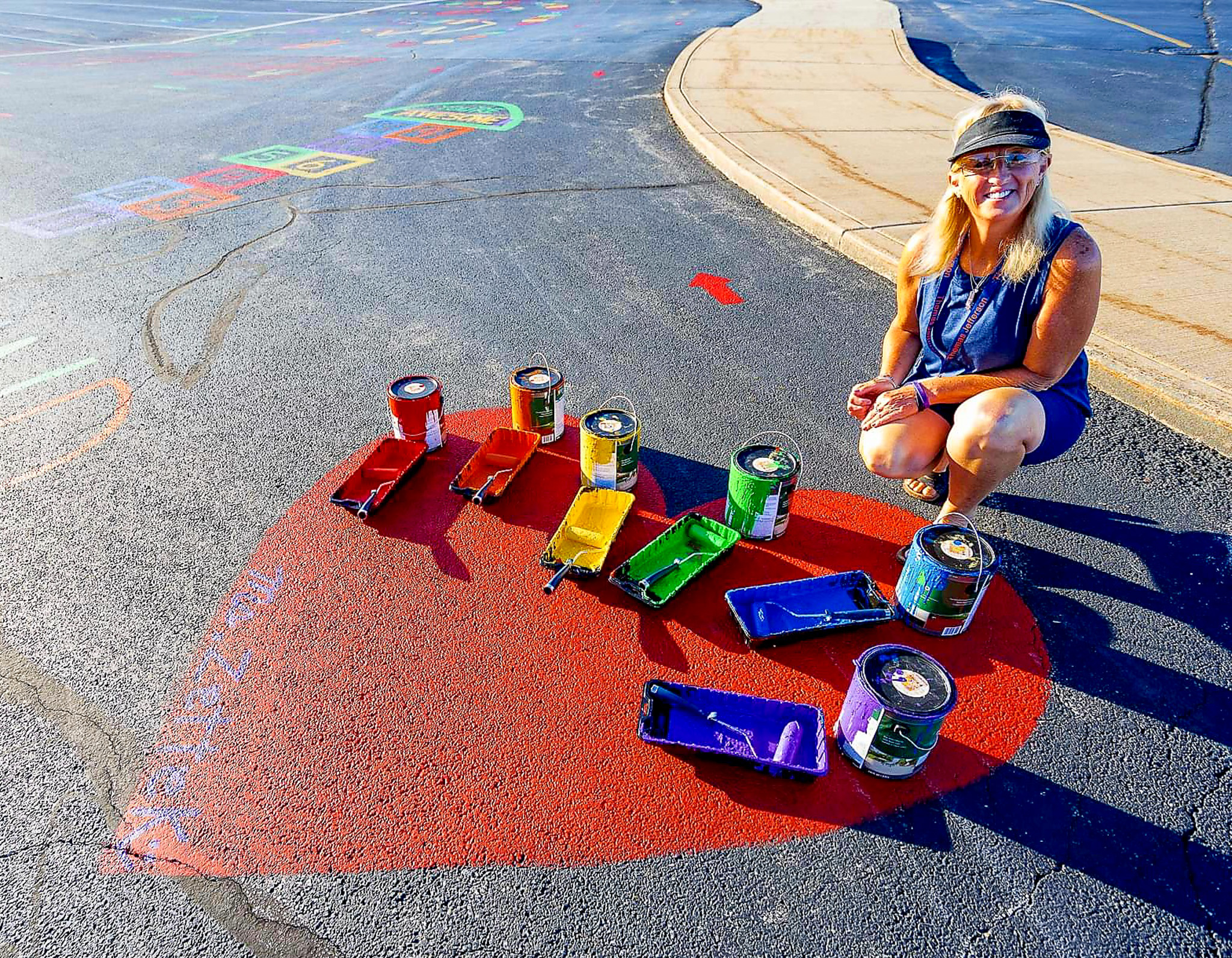 The Thomas Jefferson Elementary School Peaceful Playground incorporates physical and mental challenges for students during recess.