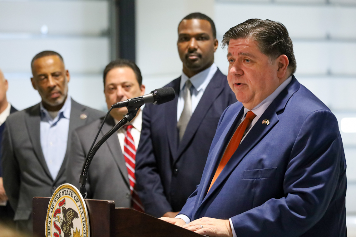 Pritzker takes aim at Trump tariffs with business tours, calls to foreign officials