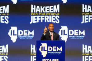 Jeffries’ Illinois redistricting push meets cool reception in Springfield