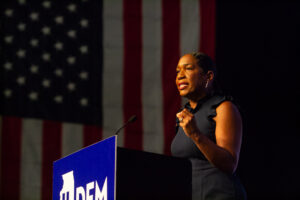 Stratton aims to bring Pritzker administration policies to national stage
