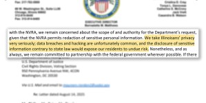 Illinois elections board refuses to give DOJ sensitive voter data