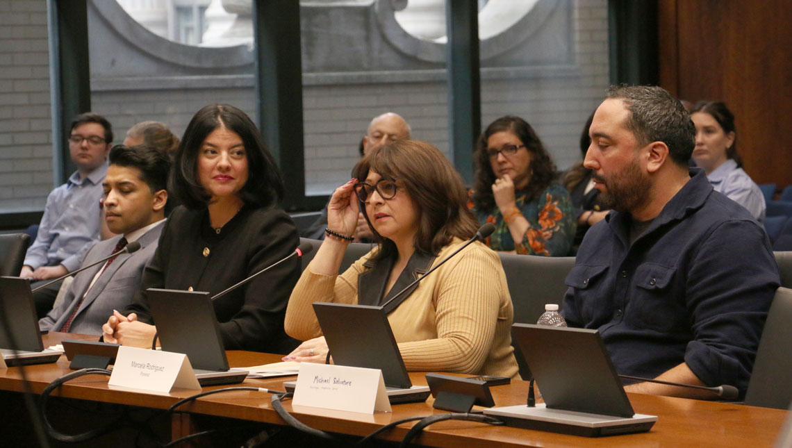 Anna Valencia, Marcela Rodriguez and Michael Salvatore