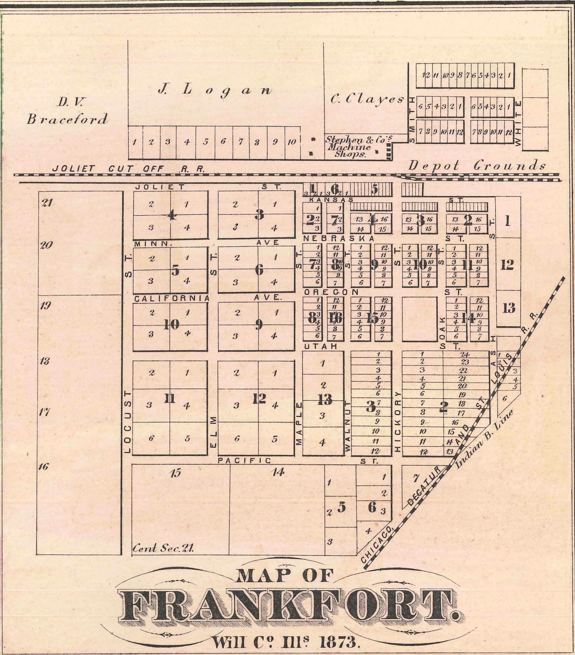 Frankfort, back in the days of growing pains.