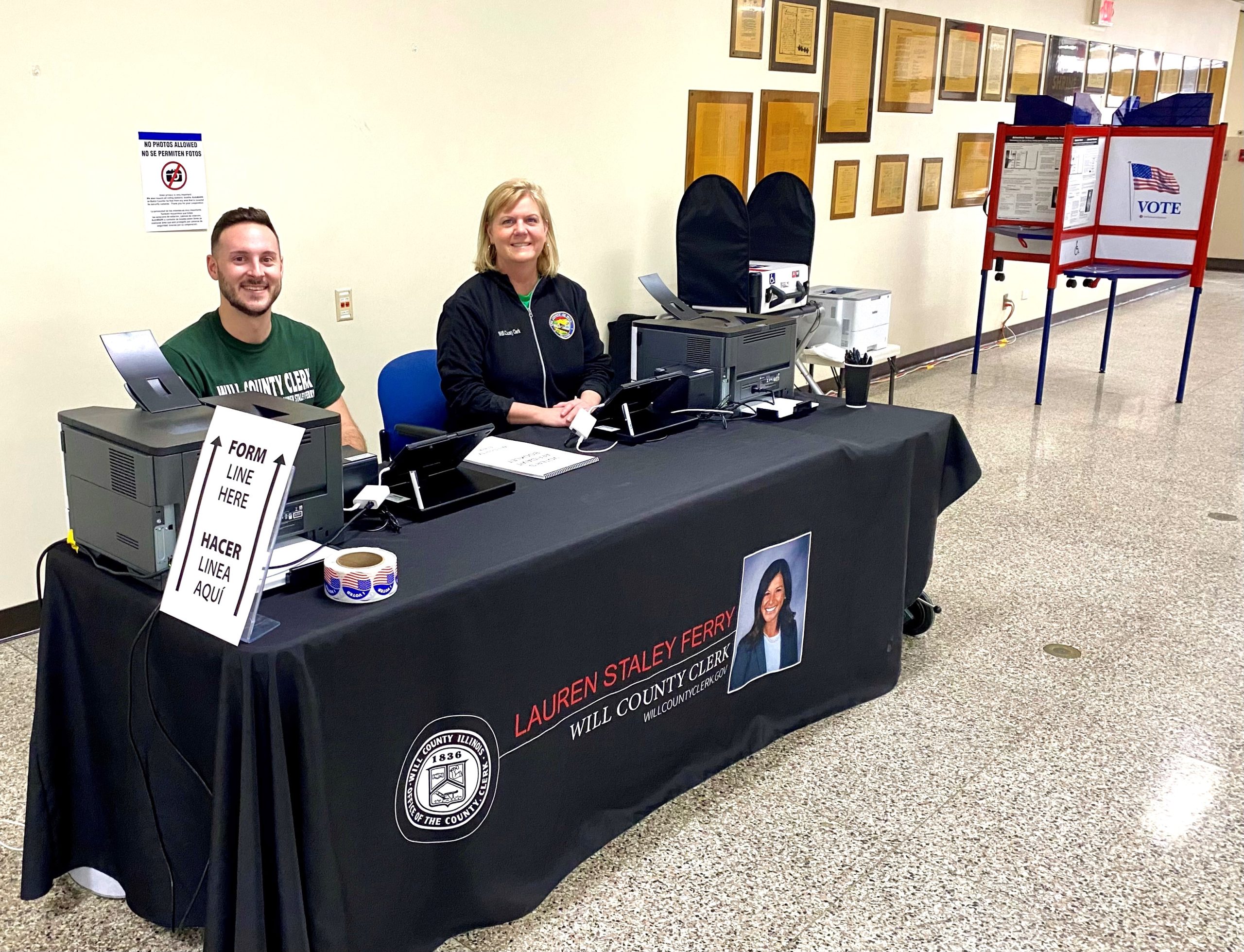 Will County Clerk Lauren Staley Ferry reminds voters that they may begin casting ballots during Early Voting for the General Primary Election at the Will County Clerk’s Office, 302 N. Chicago St., in downtown Joliet. Those who wish to vote early can do so from 8:30 a.m. until 4:30 p.m. on weekdays at the County Clerk’s Office. Times will expand to include weekends and evening hours as the March 19 Primary Election approaches. Beginning on March 4, registered voters also may begin casting ballots at one of more than two dozen Early Voting satellite locations scattered throughout Will County. The hours for Early Voting vary depending upon the location. A complete list of Early Voting locations and hours can be found on Page 8 in this newspaper, or online by visiting willcountyclerk.gov and clicking on Early Voting.