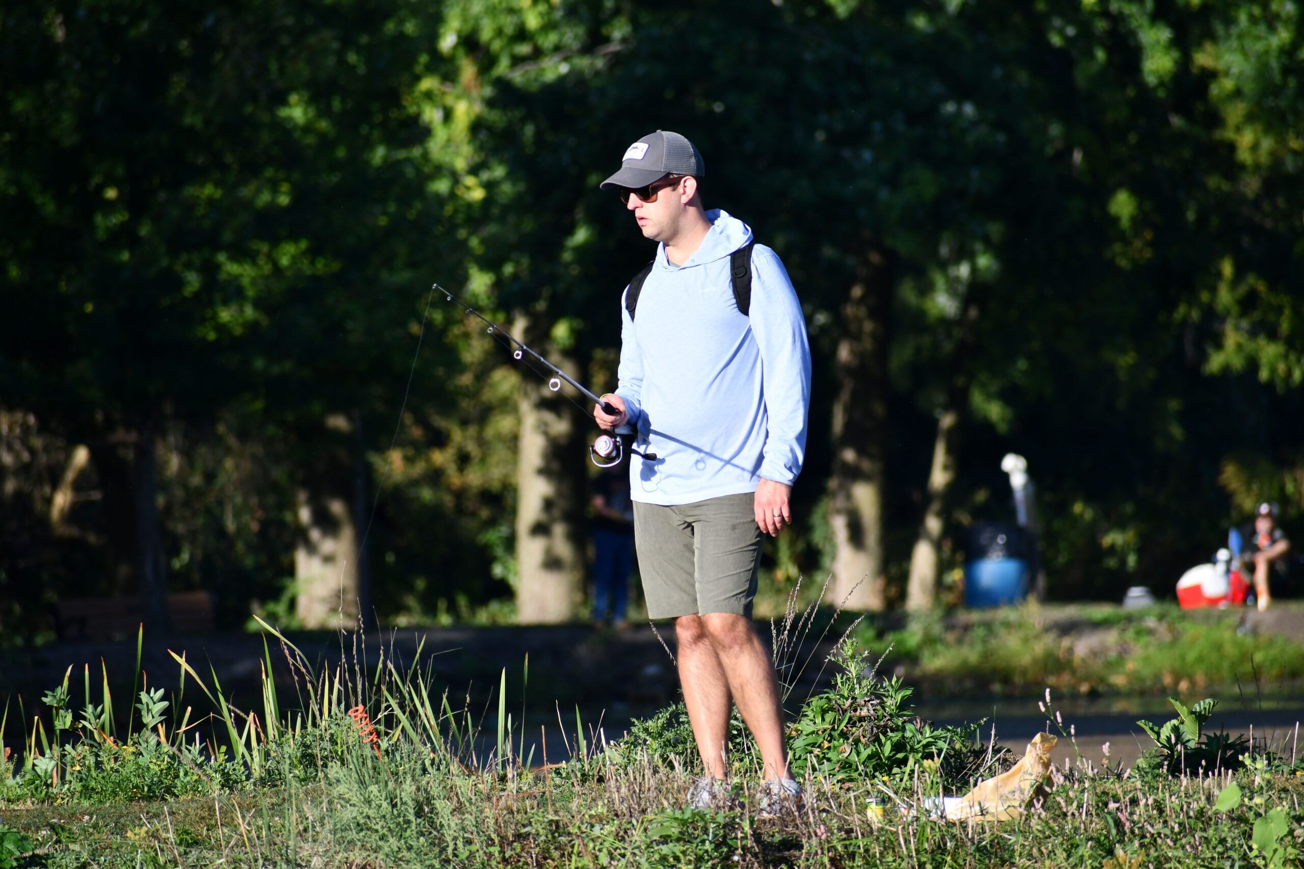 Sign up for the Forest Preserve District of Will County’s Adult Fishing Derby on Saturday, May 17, at Hidden Lakes Trout Farm in Bolingbrook. (Forest Preserve photo)