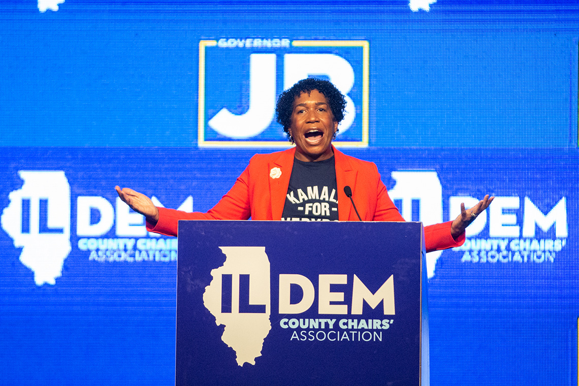 Illinois Lt. Gov. Juliana Stratton announces U.S. Senate campaign
