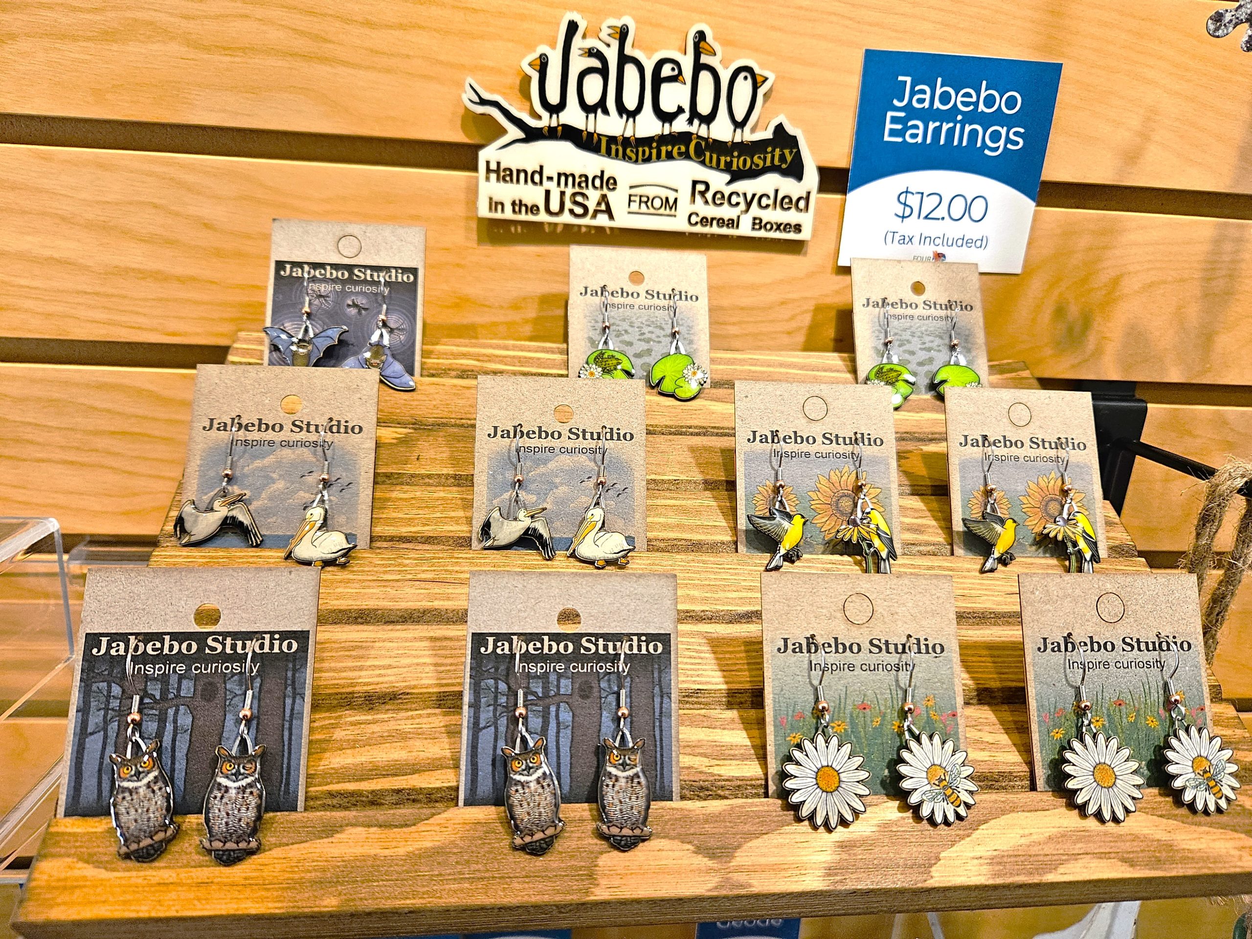 Jabebo Earrings - Four Rivers - Cindy Cain - Nov. 7, 2023
