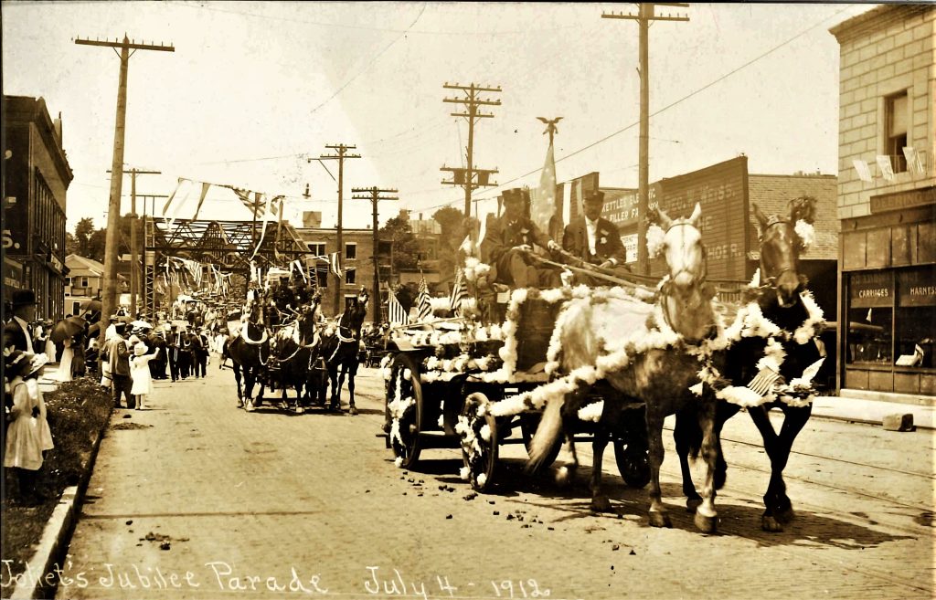 It was a fine day for a parade celebrating Joliet's Jubilee on July 4, 1912. Historian Sandy Vasko shares this photo of what likely was taken on Jefferson Street way back when. 