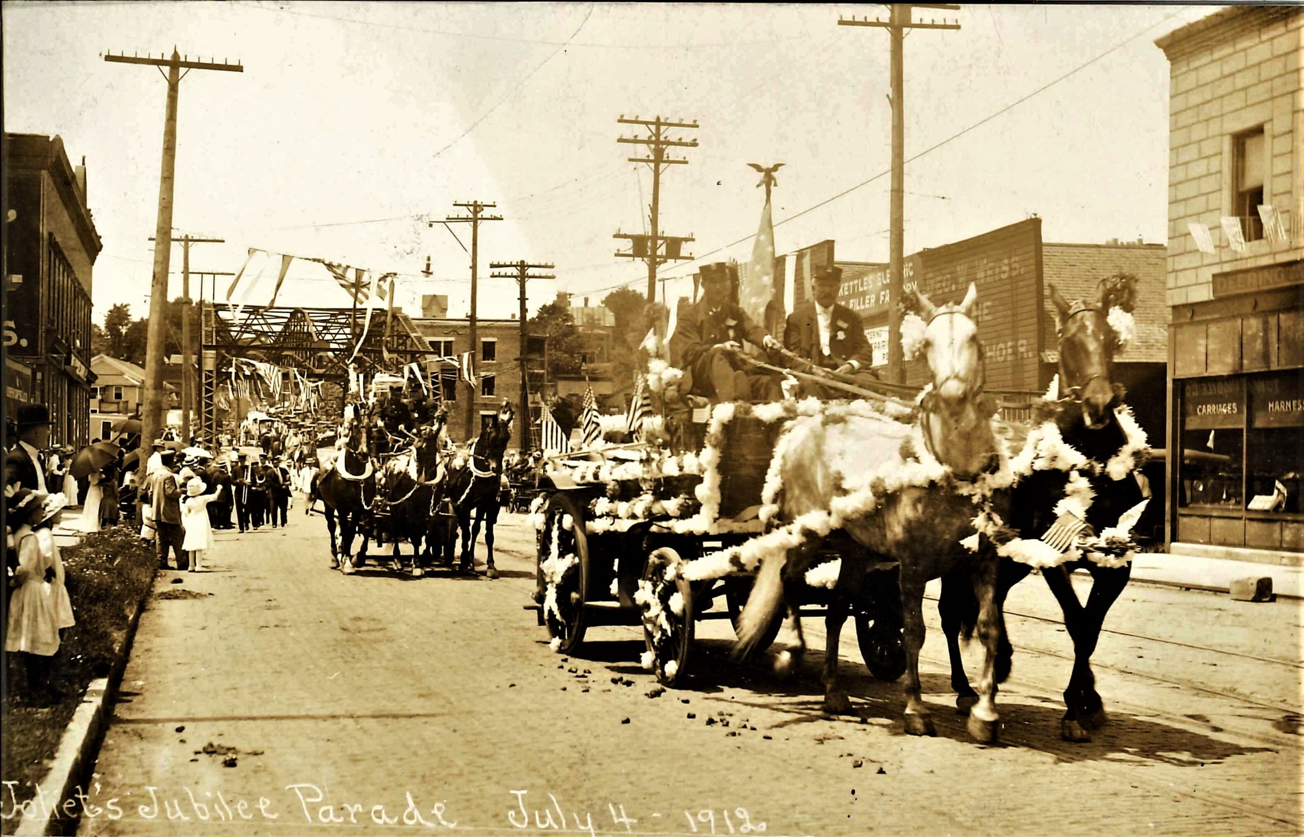 It was a fine day for a parade celebrating Joliet's Jubilee on July 4, 1912. Historian Sandy Vasko shares this photo of what likely was taken on Jefferson Street way back when. 