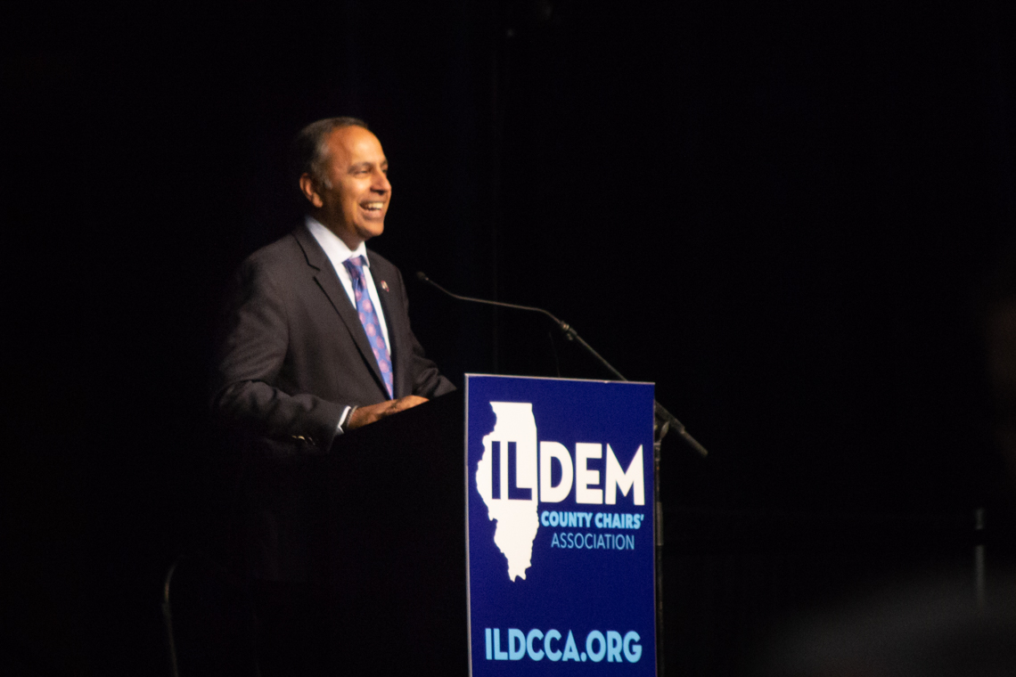 U.S. Rep. Raja Krishnamoorthi announces Senate candidacy
