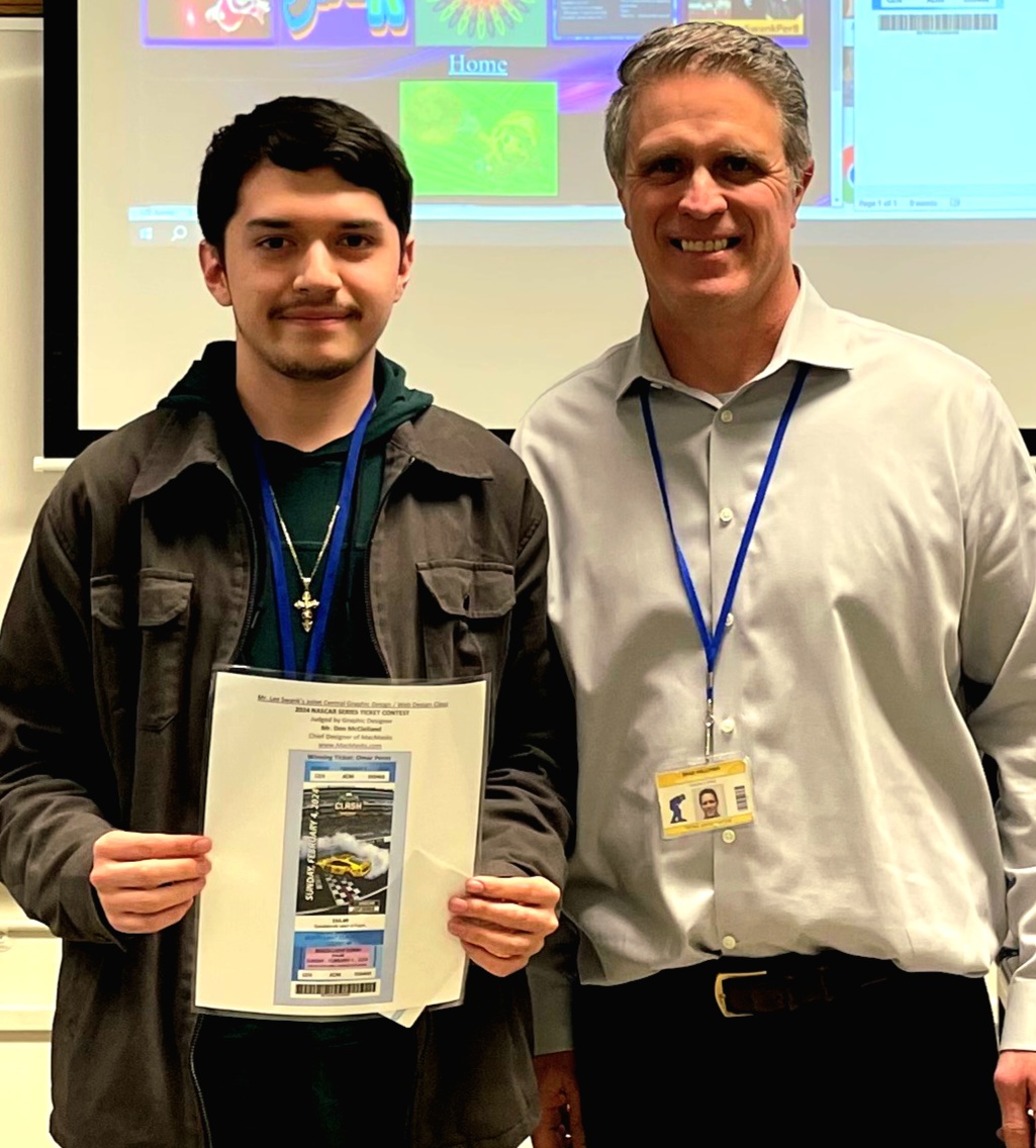 Joliet Central’s Omar Perez’s NASCAR Ticket Design Selected for 2024 ...