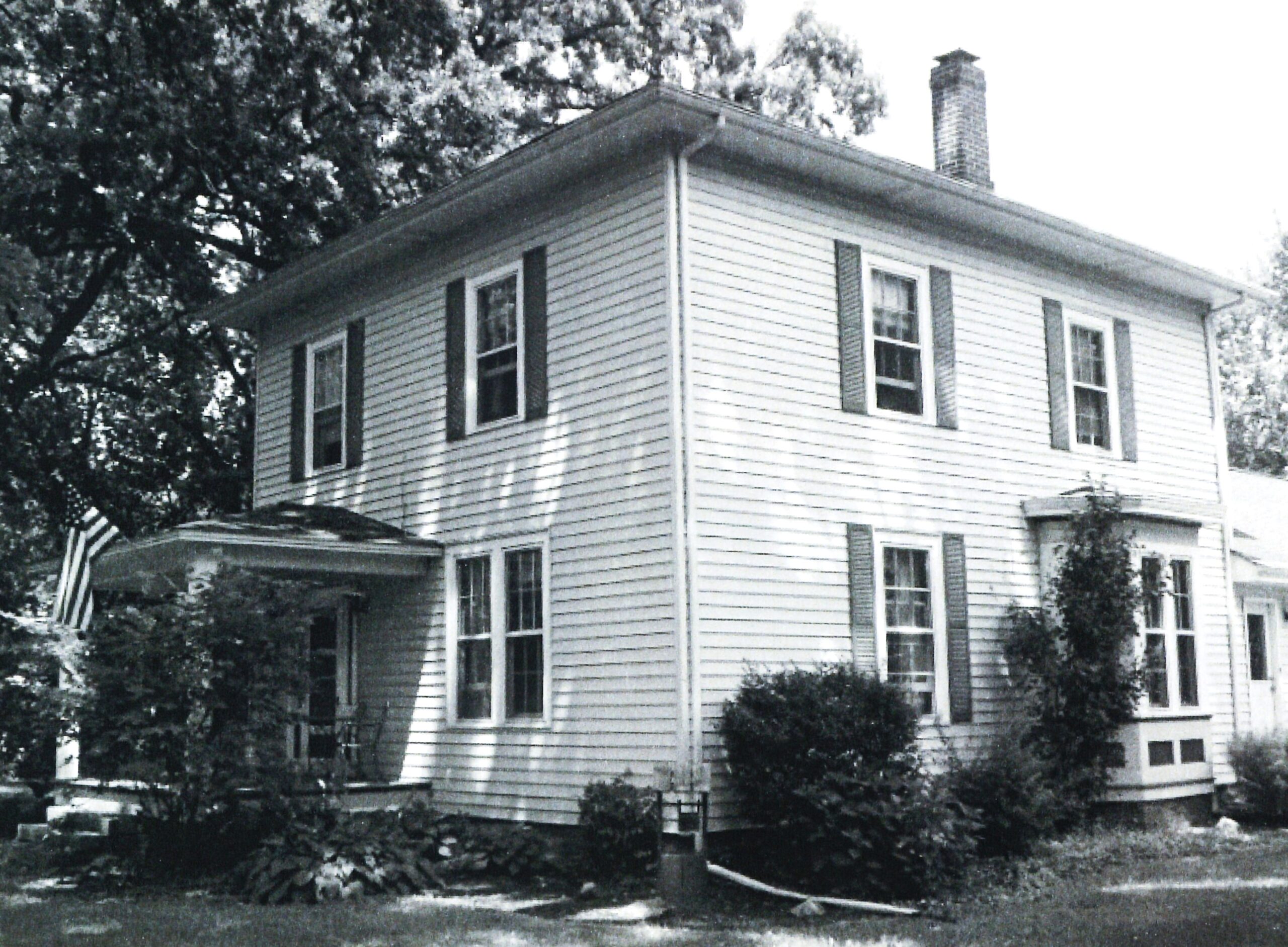N.N. Osburn's home where it still stands in Wilmington Township.