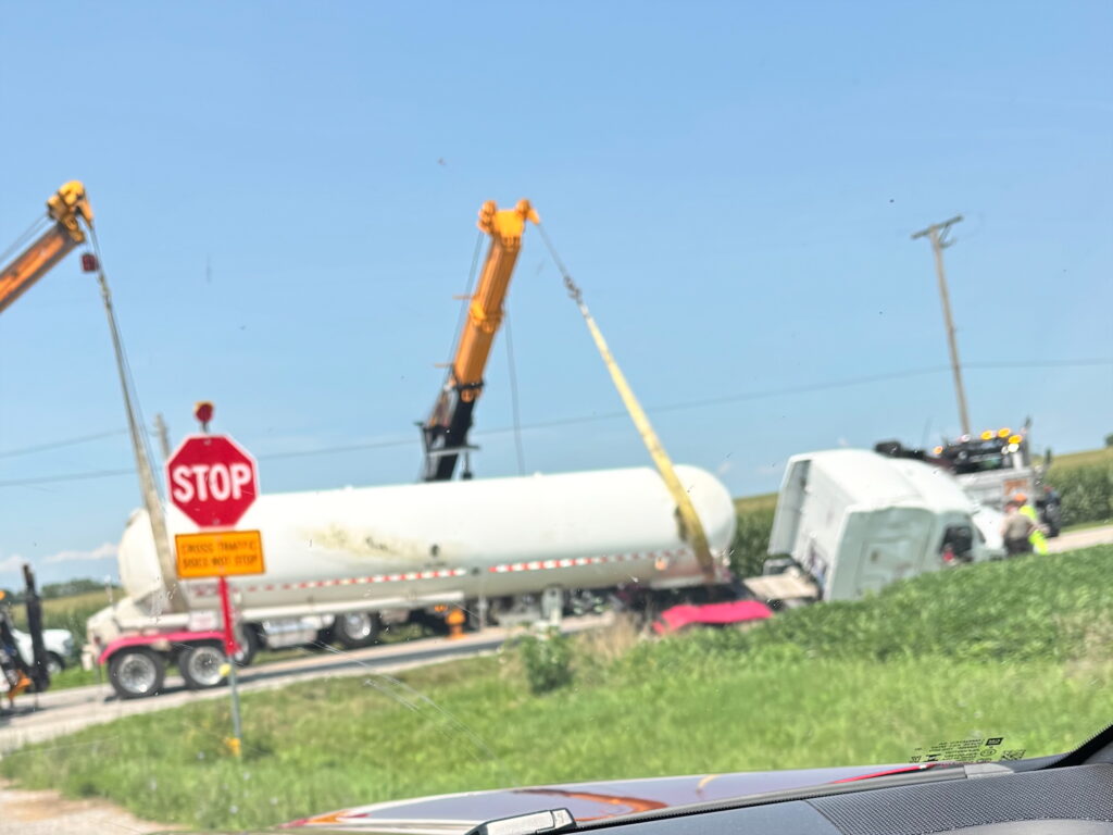 Propane Tanker Rollover 7.29.2025