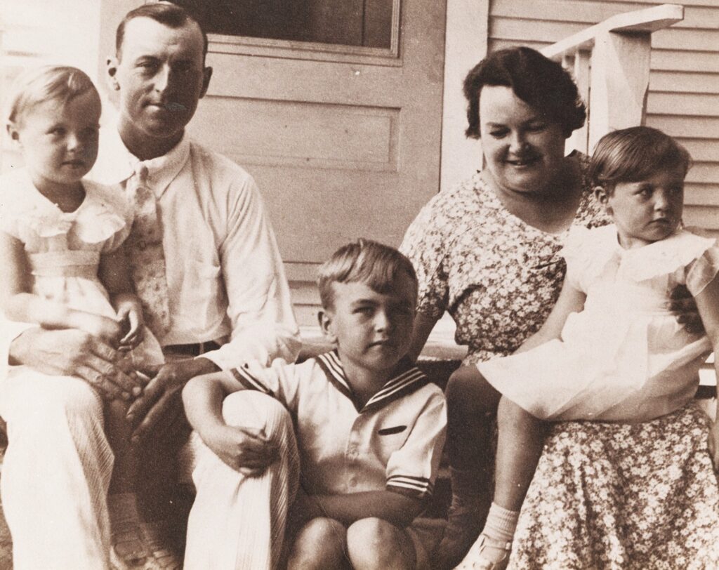 Here's a nice photo of the Seggebruch family on the steps of their farmhouse in Crete.