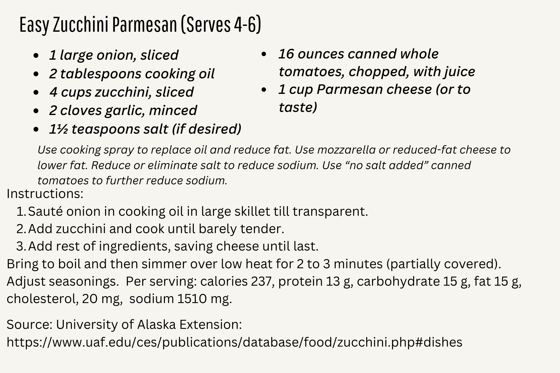 _UA Ext Easy Zucchini Parmesan recipe