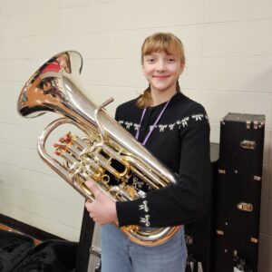 Washington Academy Eighth-grader Selected to Perform inInaugural Junior High All-State Band