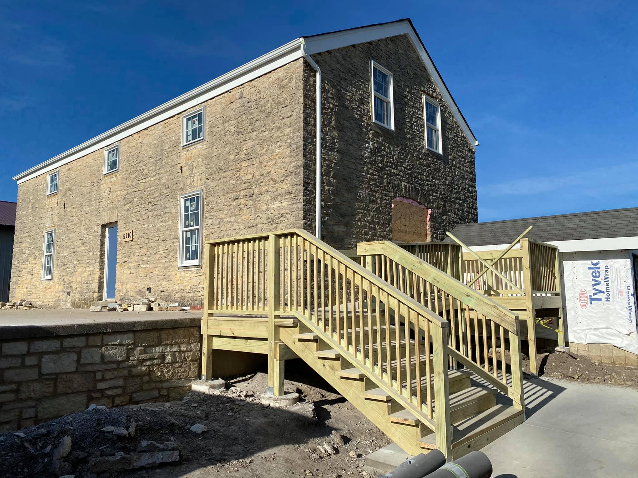 The restored Monee Creamery