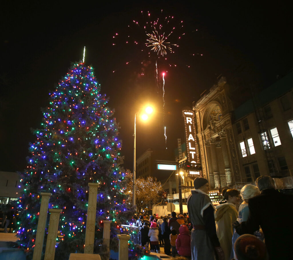 Fireworks started and ended the Festival of Lights in downtown Joliet. John Patsch