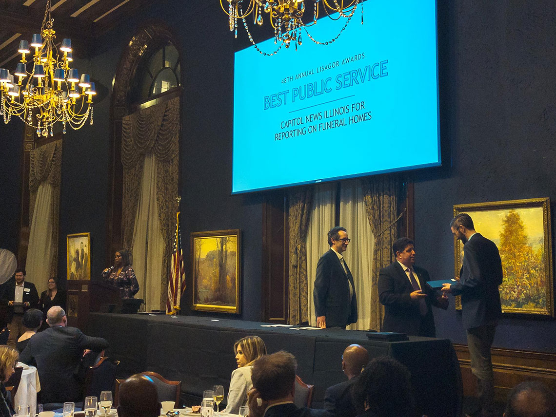 Capitol News Illinois reporters win prestigious Peter Lisagor awards