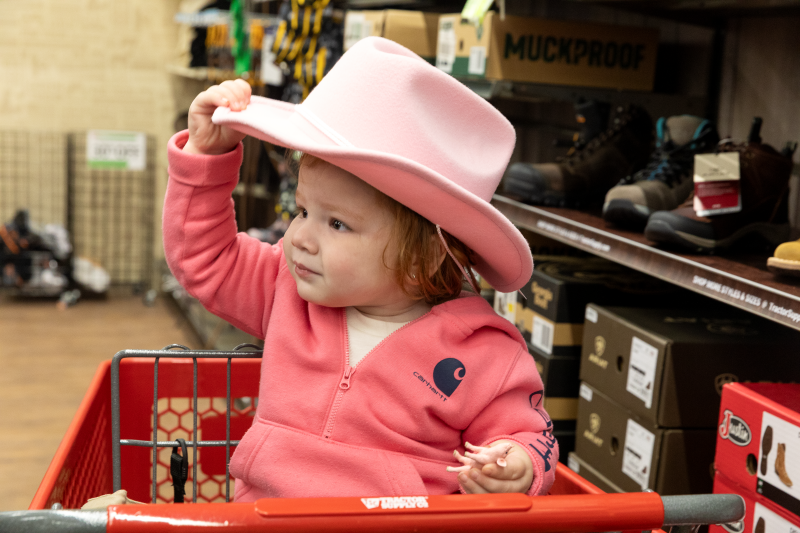 Shoppers of all ages are thrilled to see the new Tractor Supply store open in Monee.(Photos courtesy of Rachel Beckmann/Monee Village Staff)